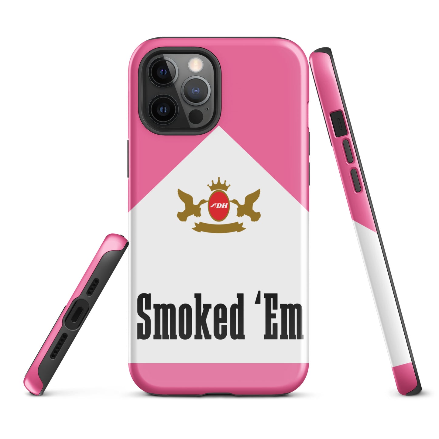 DH SMOKED 'EM Tough Case for iPhone® in Rose