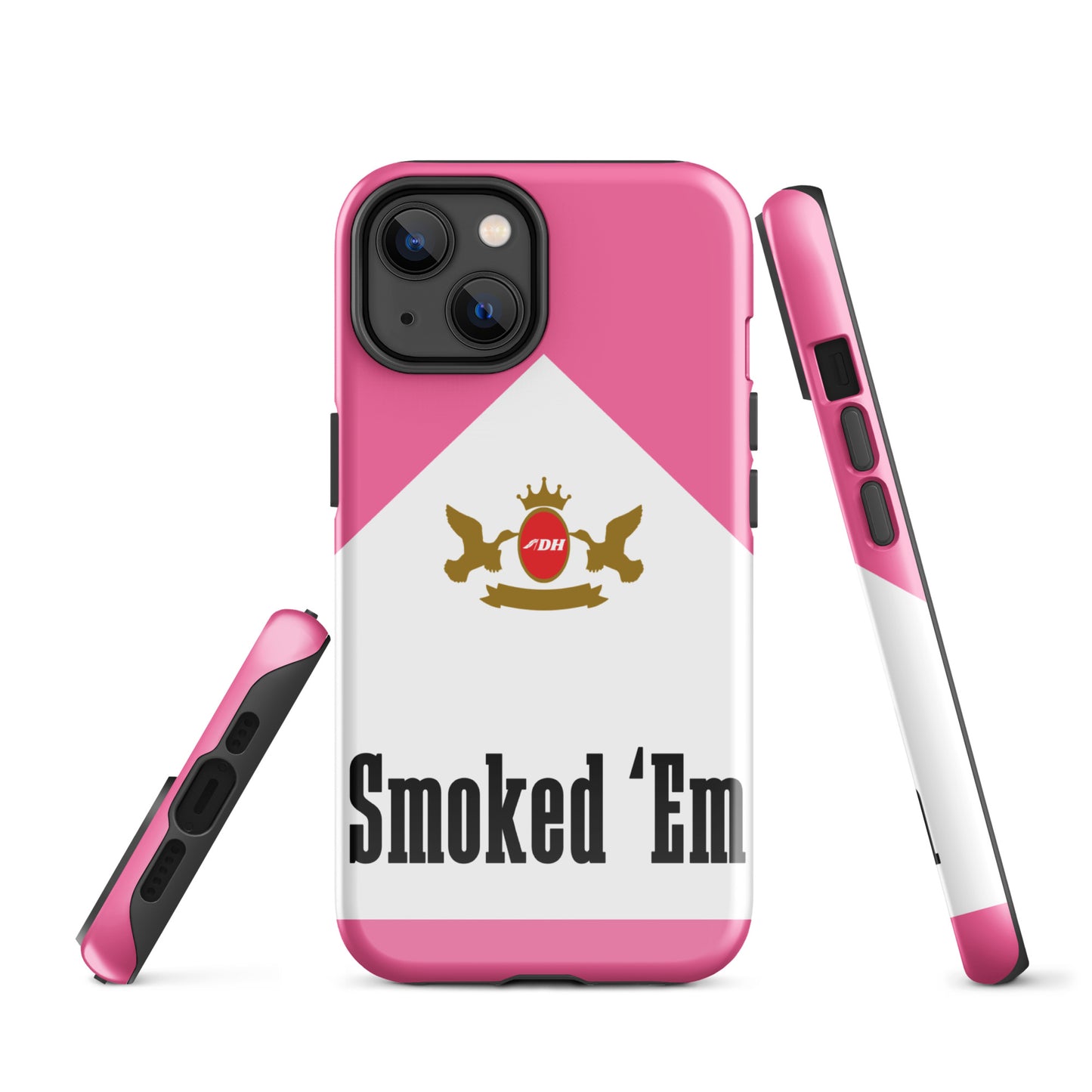 DH SMOKED 'EM Tough Case for iPhone® in Rose