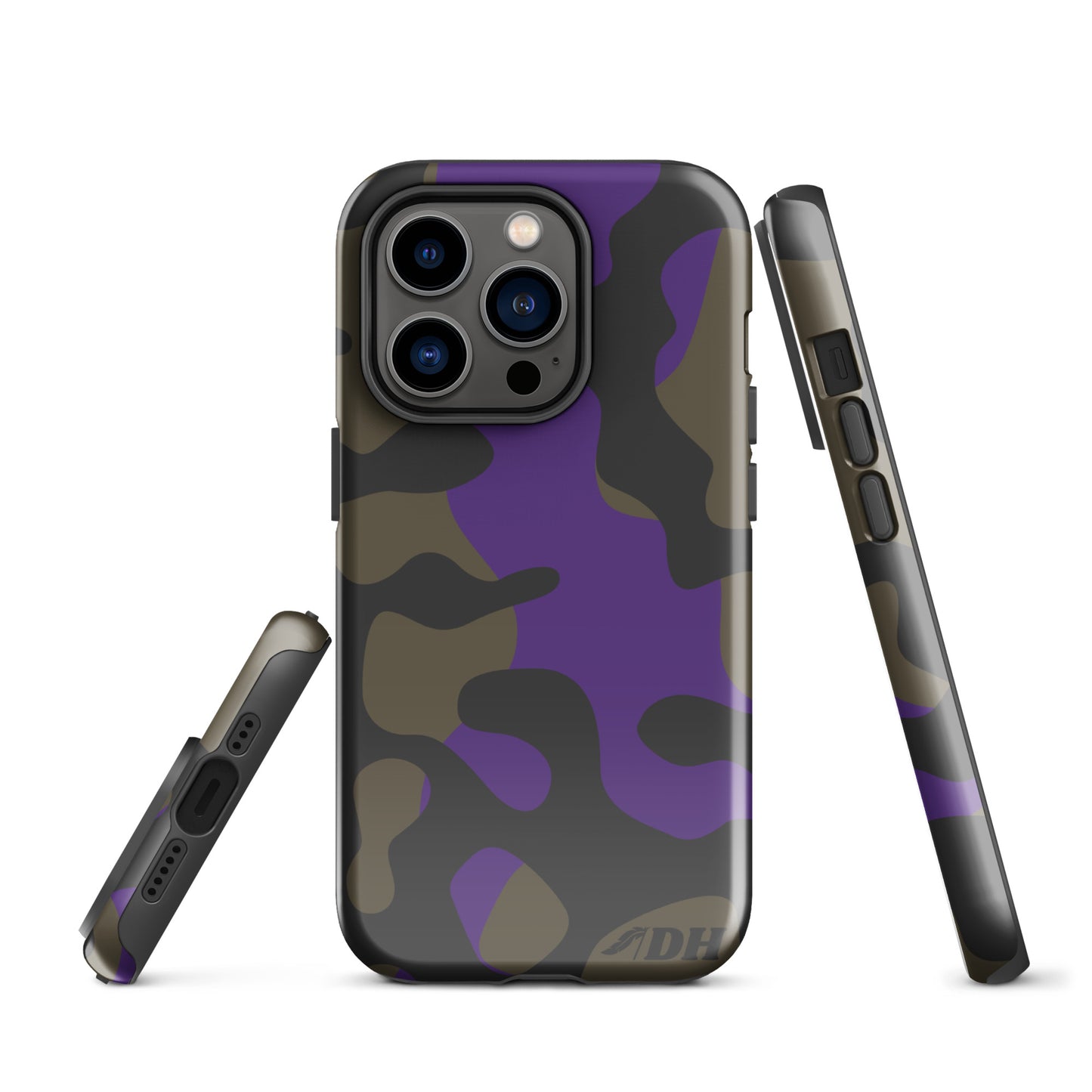 DH TIMBER Tough Case for iPhone® in Purple