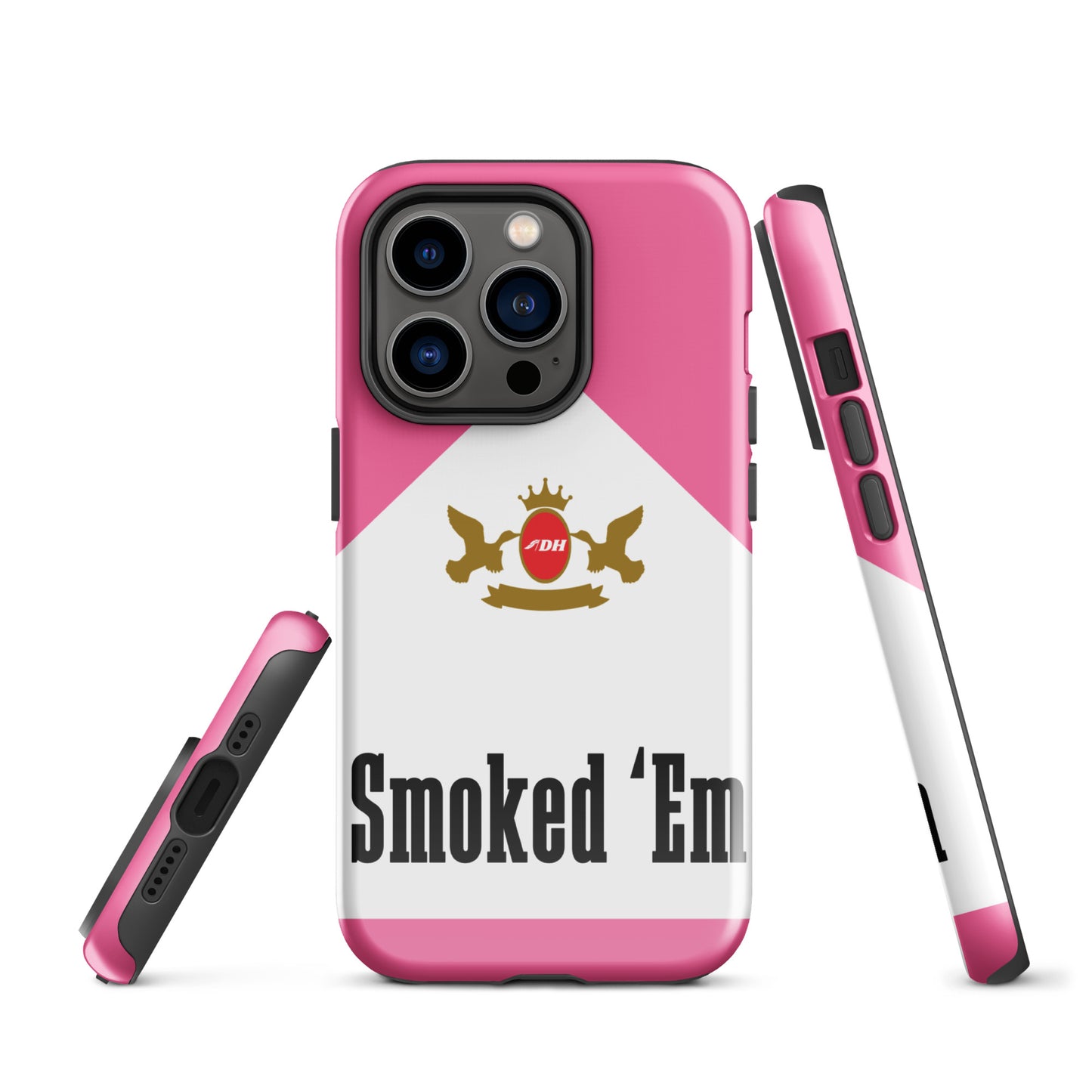 DH SMOKED 'EM Tough Case for iPhone® in Rose