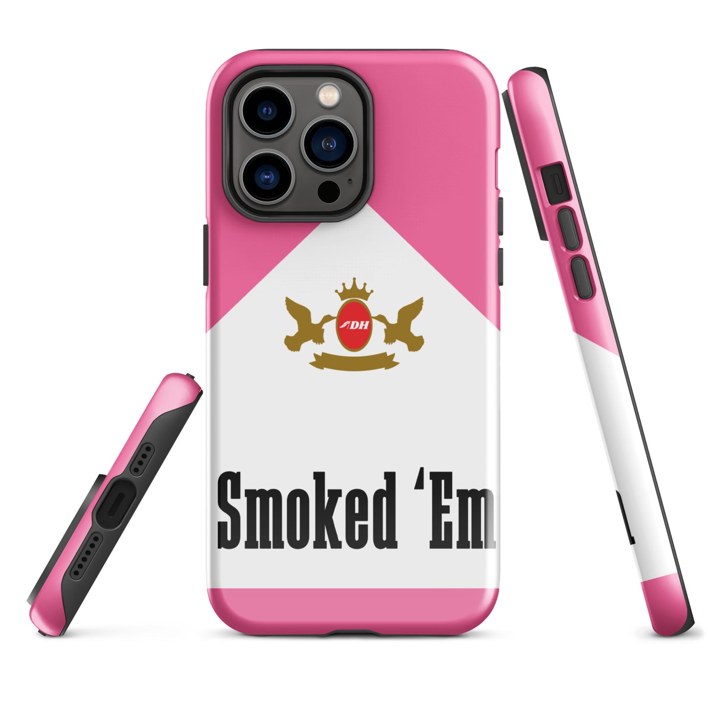 DH SMOKED 'EM Tough Case for iPhone® in Rose