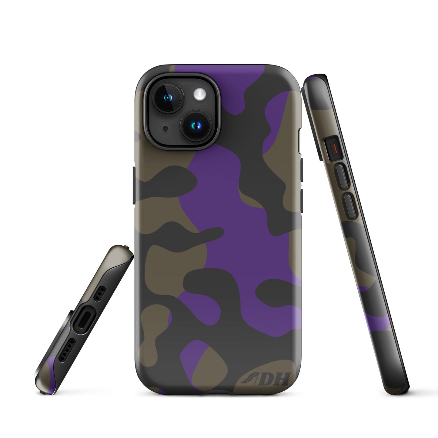 DH TIMBER Tough Case for iPhone® in Purple