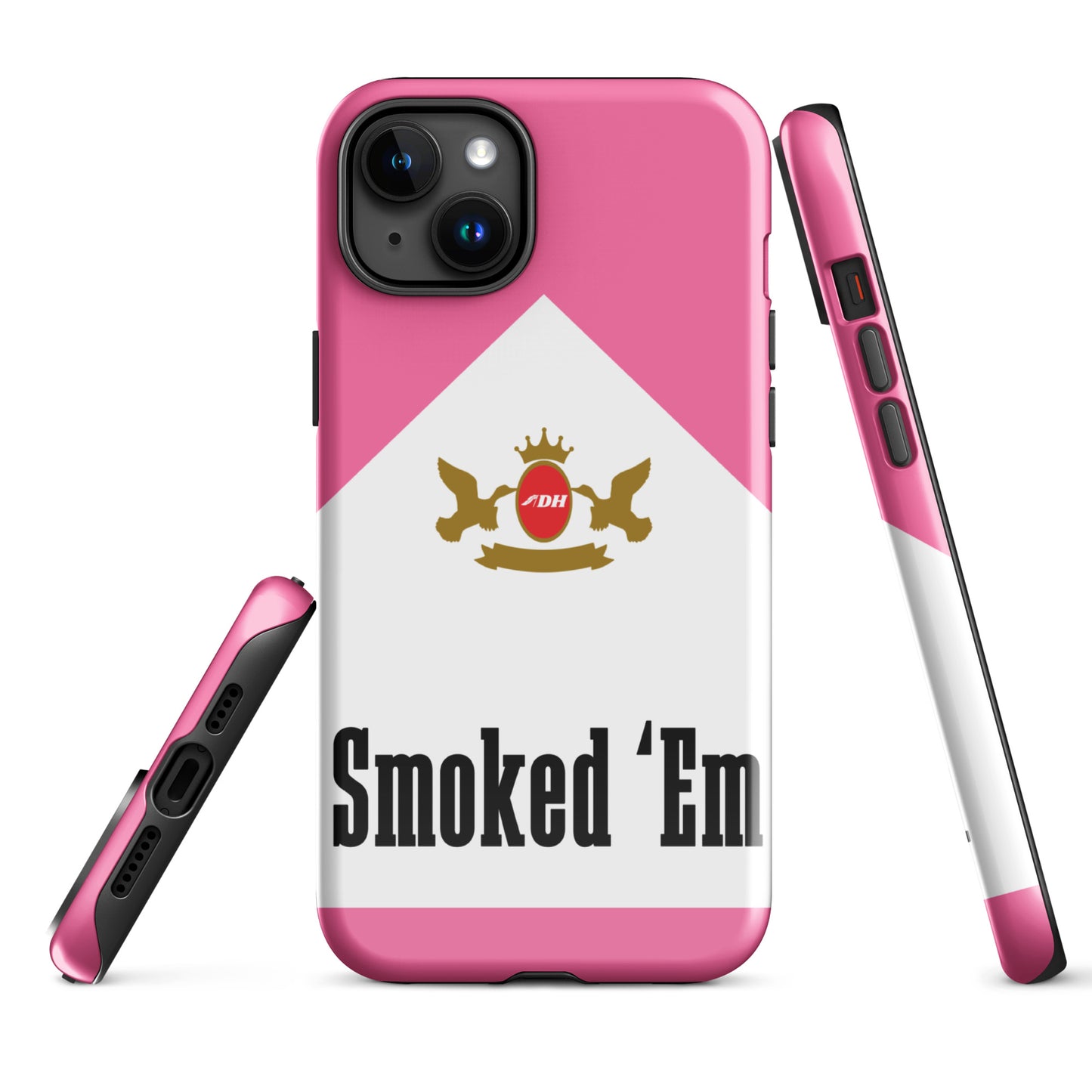 DH SMOKED 'EM Tough Case for iPhone® in Rose