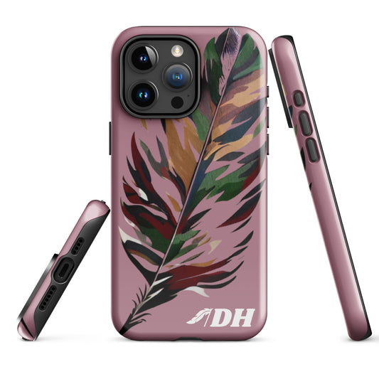 DH CAMO FEATHER Tough Case for iPhone® in Mauve