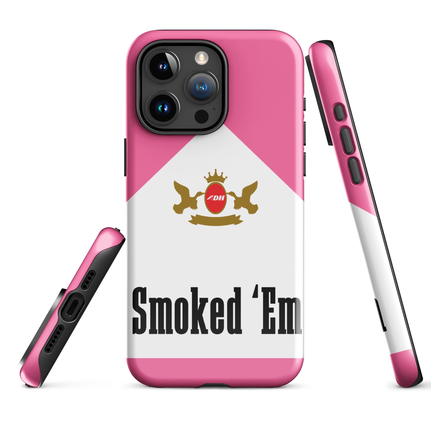 DH SMOKED 'EM Tough Case for iPhone® in Rose