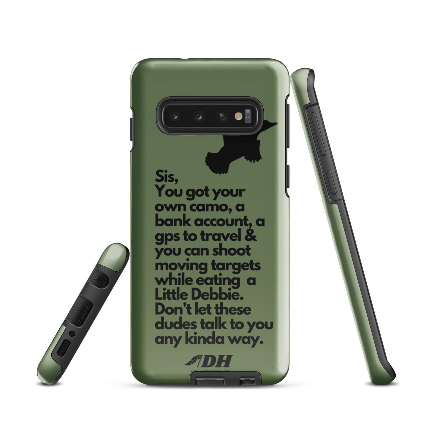 DH HEY SIS Tough Case for Samsung® in Olive/Black