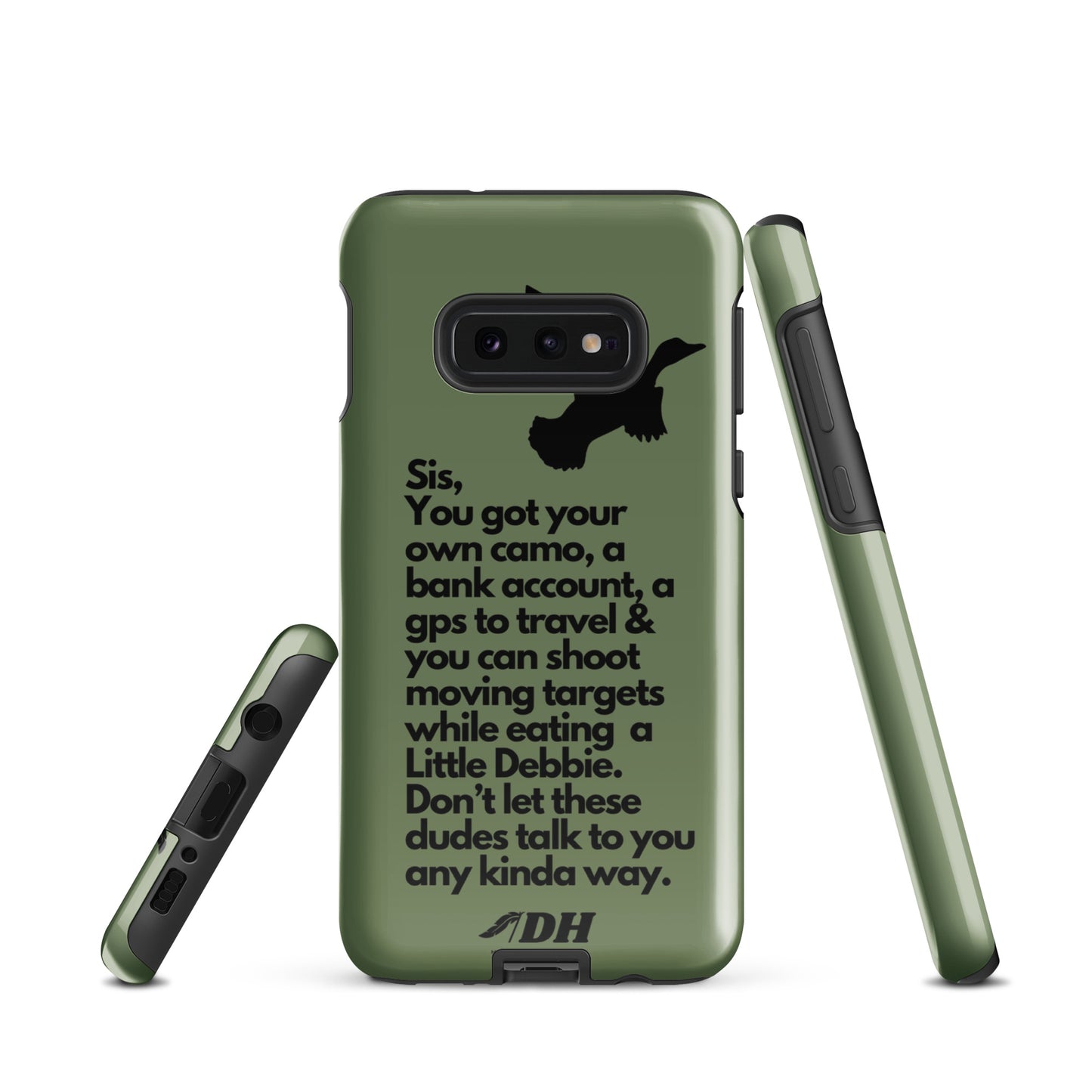 DH HEY SIS Tough Case for Samsung® in Olive/Black