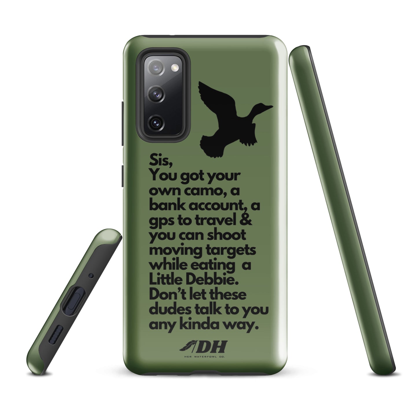 DH HEY SIS Tough Case for Samsung® in Olive/Black