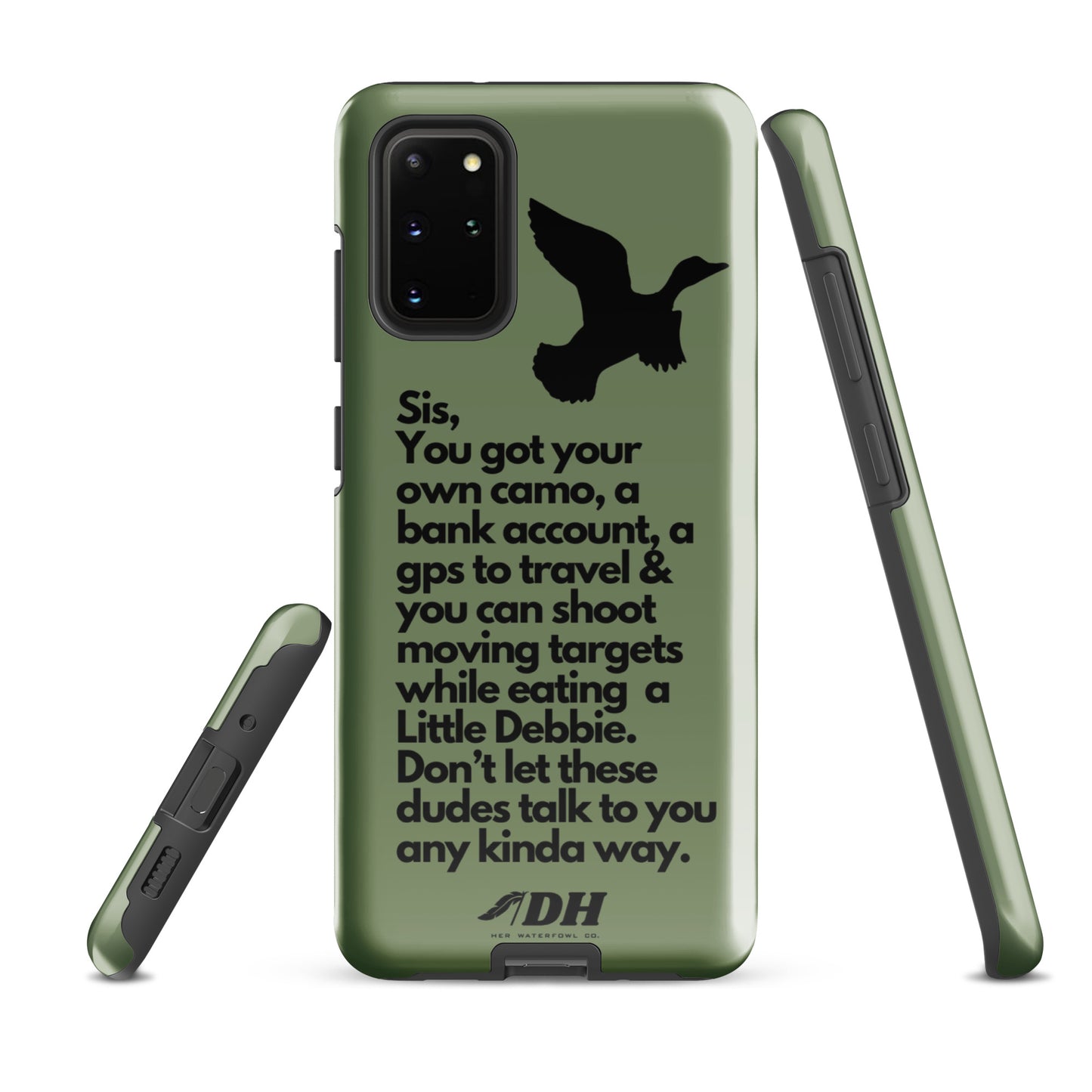 DH HEY SIS Tough Case for Samsung® in Olive/Black