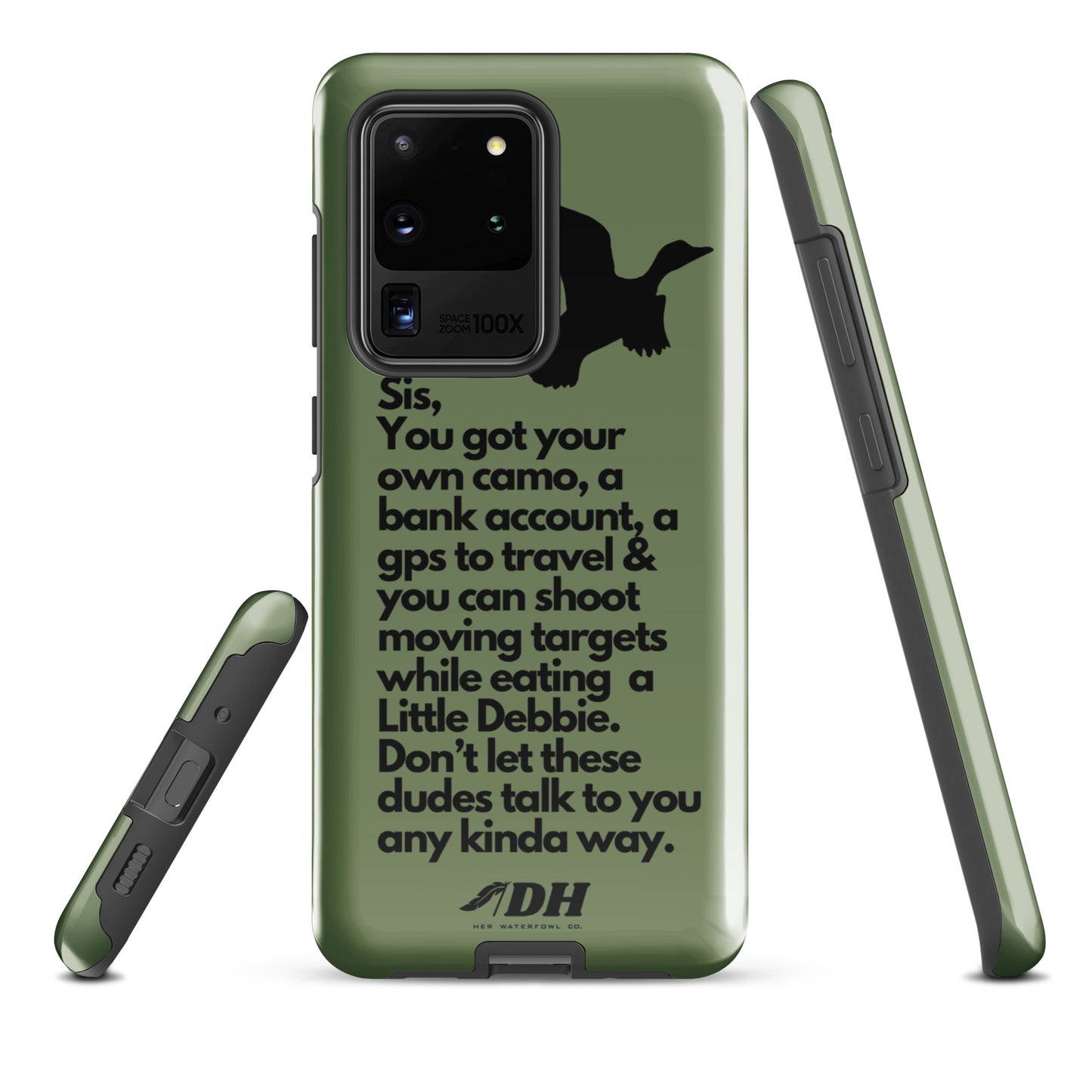 DH HEY SIS Tough Case for Samsung® in Olive/Black