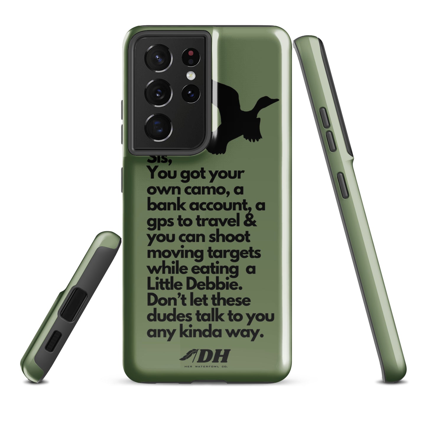 DH HEY SIS Tough Case for Samsung® in Olive/Black