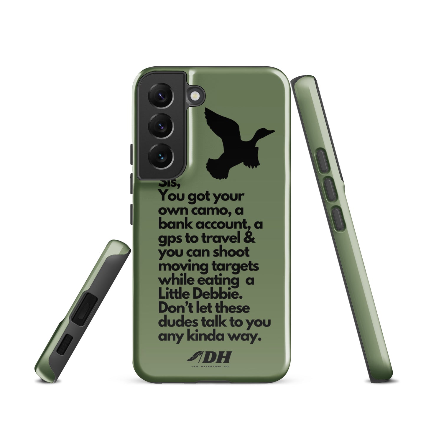 DH HEY SIS Tough Case for Samsung® in Olive/Black