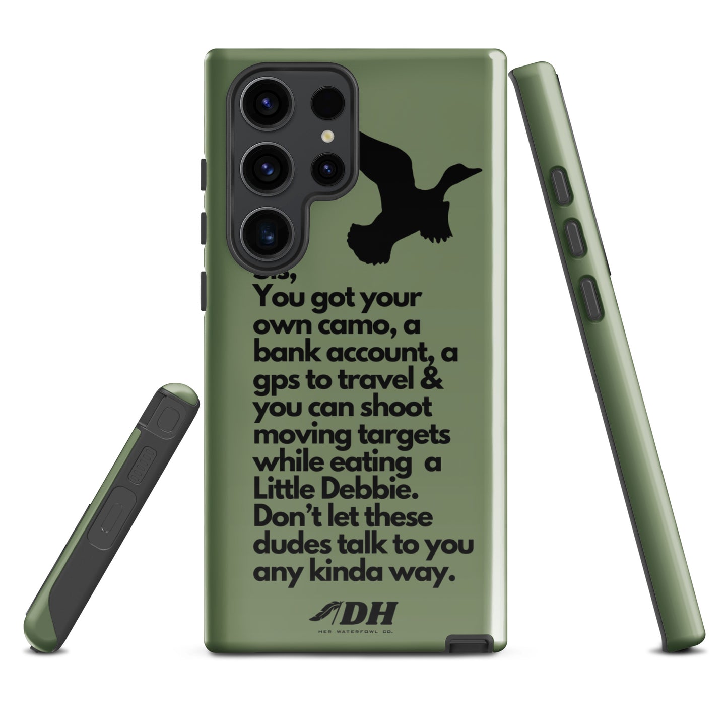 DH HEY SIS Tough Case for Samsung® in Olive/Black