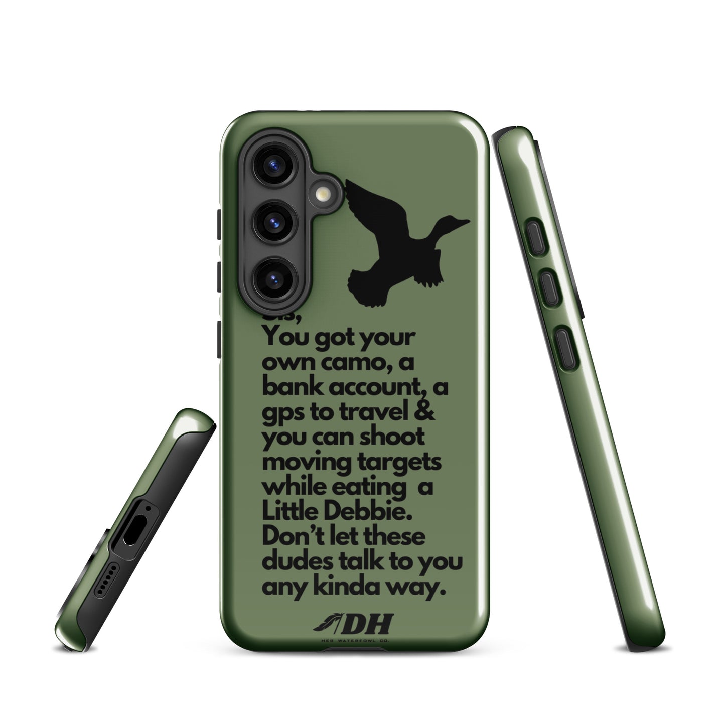 DH HEY SIS Tough Case for Samsung® in Olive/Black