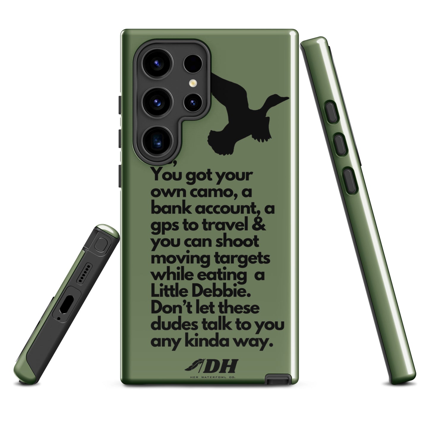 DH HEY SIS Tough Case for Samsung® in Olive/Black