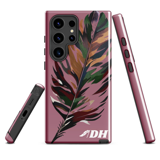 DH CAMO FEATHER Tough Case for Samsung® in Mauve