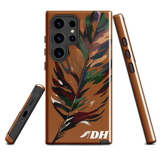 DH CAMO FEATHER Tough Case for Samsung® in Rust